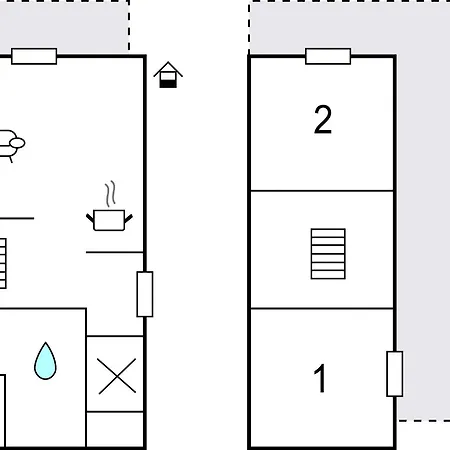 2 Bedroom Beautiful In Dom wakacyjny *